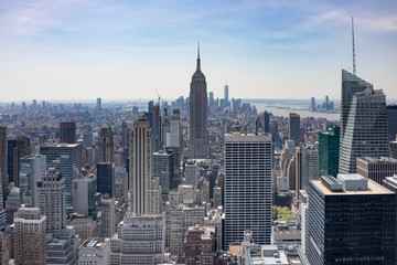 Fototapeta na wymiar New-York street et architecture
