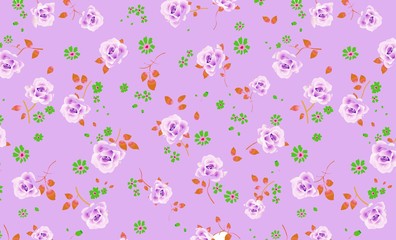 seamless pattern with flowers