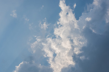 Colorful cloud and sky background