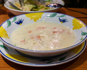 Chowder in a bowl