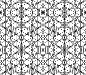 Seamless pattern based on Japanese ornament Kumiko