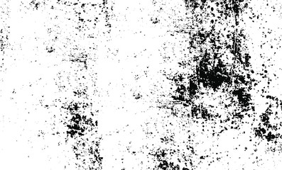 Obraz premium Aged wall texture. Grainy messy overlay of empty, aging, scratched wall. Grunge rough dirty background. Vector Illustration. Black isolated on white background. EPS10.
