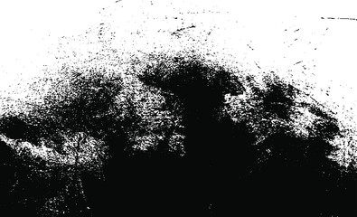 Obraz premium Aged wall texture. Grainy messy overlay of empty, aging, scratched wall. Grunge rough dirty background. Vector Illustration. Black isolated on white background. EPS10.