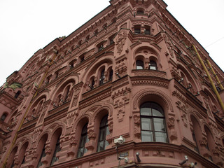 Fototapeta premium red building