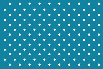 Blue-ocean Pastel polka dots background.