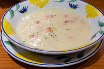 Chowder in a bowl