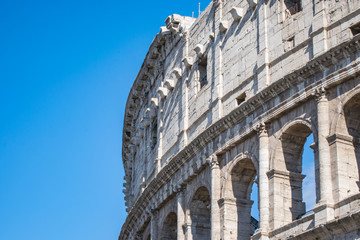 Obraz premium Close up view of Colosseum, Rome, Italy