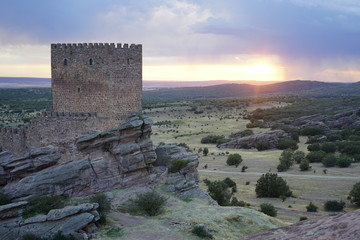 castilo de zafra hombrados guadalajara castilla la mancha españa