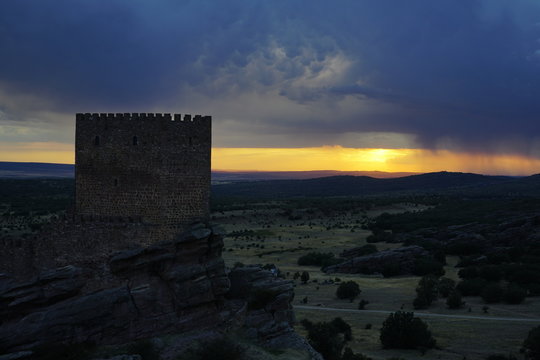 castilo de zafra hombrados guadalajara castilla la mancha espa&ntilde;a