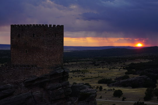 castilo de zafra hombrados guadalajara castilla la mancha espa&ntilde;a