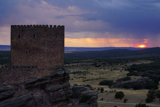 castilo de zafra hombrados guadalajara castilla la mancha espa&ntilde;a