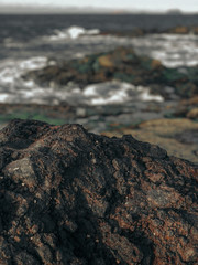 Beautiful image of vulcan rock for background