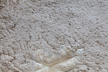close up of Sludge waste rubber latex at factory background