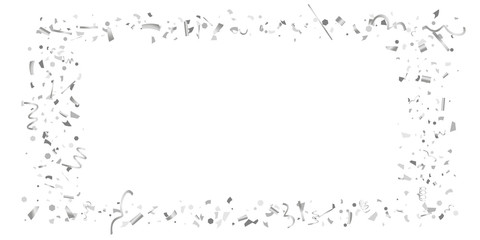 Fototapeta premium Silver shine texture on a white background.