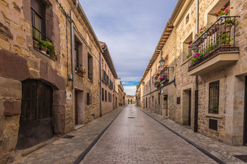 Medieval streets of Siguenza in the province of Guadalajara (Castilla la Mancha, Spain)