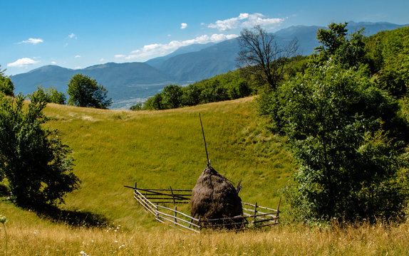  Landscape picture in the mountains of the Karparten, Romania