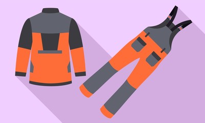 Work suit icon. Flat illustration of work suit vector icon for web design