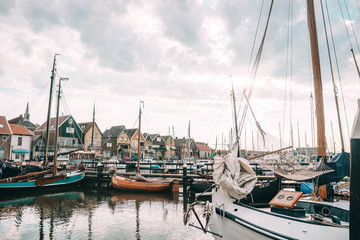 Hafen in Urk - obrazy, fototapety, plakaty