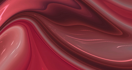 Illustration of liquid acrylic resin. Divorces and smooth lines of paint, colors. Abstraction of acrylic, epoxy, neon background, halftones. Fluid art.