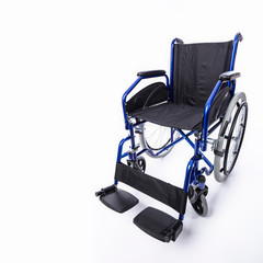 wheelchair for the disabled on a white background