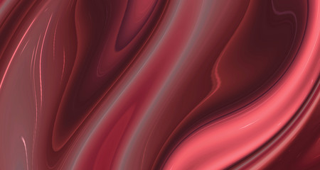 Illustration of liquid acrylic resin. Divorces and smooth lines of paint, colors. Abstraction of acrylic, epoxy, neon background, halftones. Fluid art.