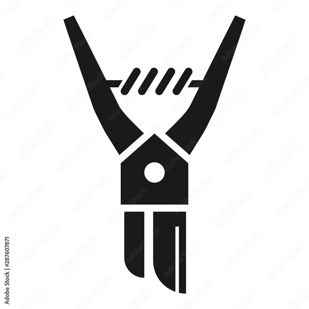 Poster secateurs icon. simple illustration of secateurs vector icon for web design isolated on white backgr