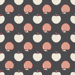 Vector illustration of apples.