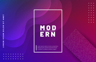 Minimal geometric background. Textured background on trendy gradient color. Eps10 vector.