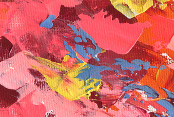 Abstract acrylic and watercolor painting. Color texture background.