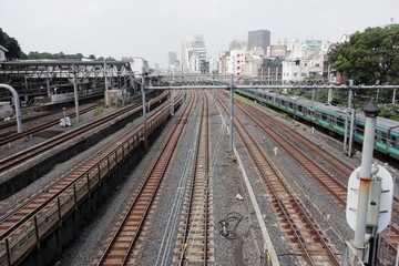 Fototapeta na wymiar 東京の鉄道