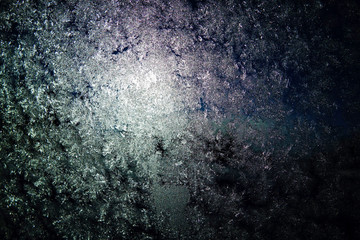 Gelée du matin dans la nord de la Laponie