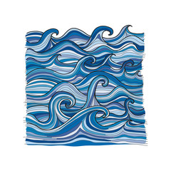 Abstract sea background for your design