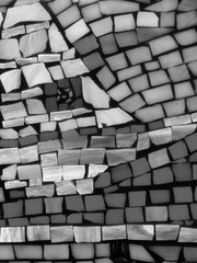 black and white mosaic textures and backgrounds