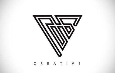 V Letter Modern Trendy Design Logo. Letter V Icon Logo with Modern Monogram