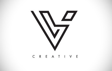 V Letter Modern Trendy Design Logo. Letter V Icon Logo with Modern Monogram
