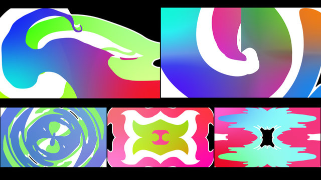 Colorful Cartoon Transitions