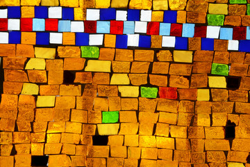 abstract colorful mosaic textures and backgrounds