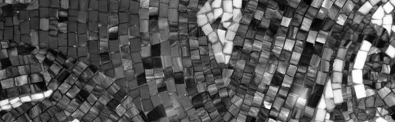 black and white mosaic textures and backgrounds