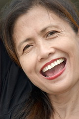 A Diverse Female Senior Smiling