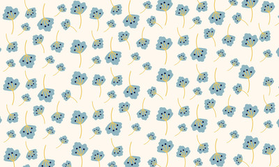 Random floral pattern background 