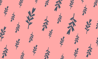 Pink theme floral background 