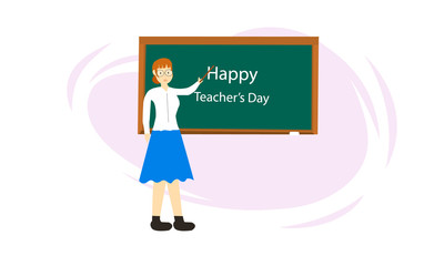 Teacher's Day illustration 