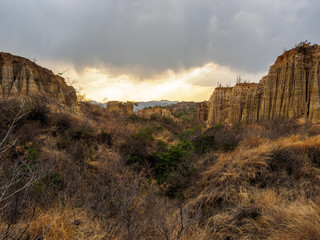 Yuanmou Earthforest in Yunnan Province China.