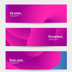 Bright colored sale advertisement templates