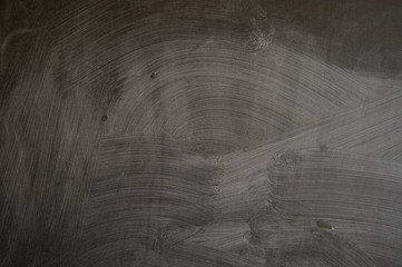 close up of a black dirty chalkboard