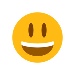 smiling vector face emoji