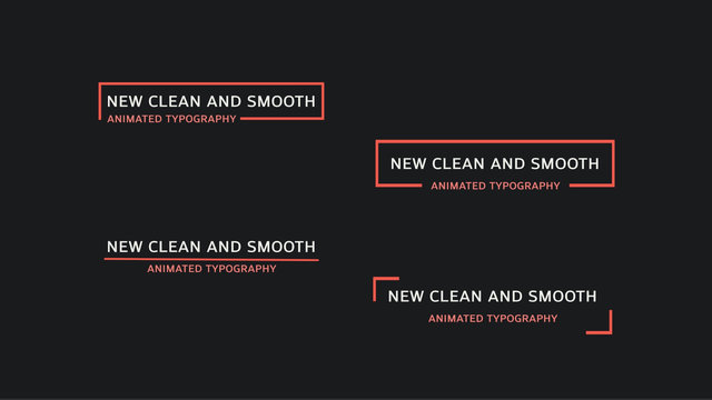 Dynamic Typography Titles