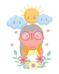 Grandmother cartoon vector design vector illustration