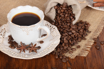 strong black coffee