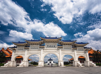 View on Liberty Square in Taipei, Taiwan